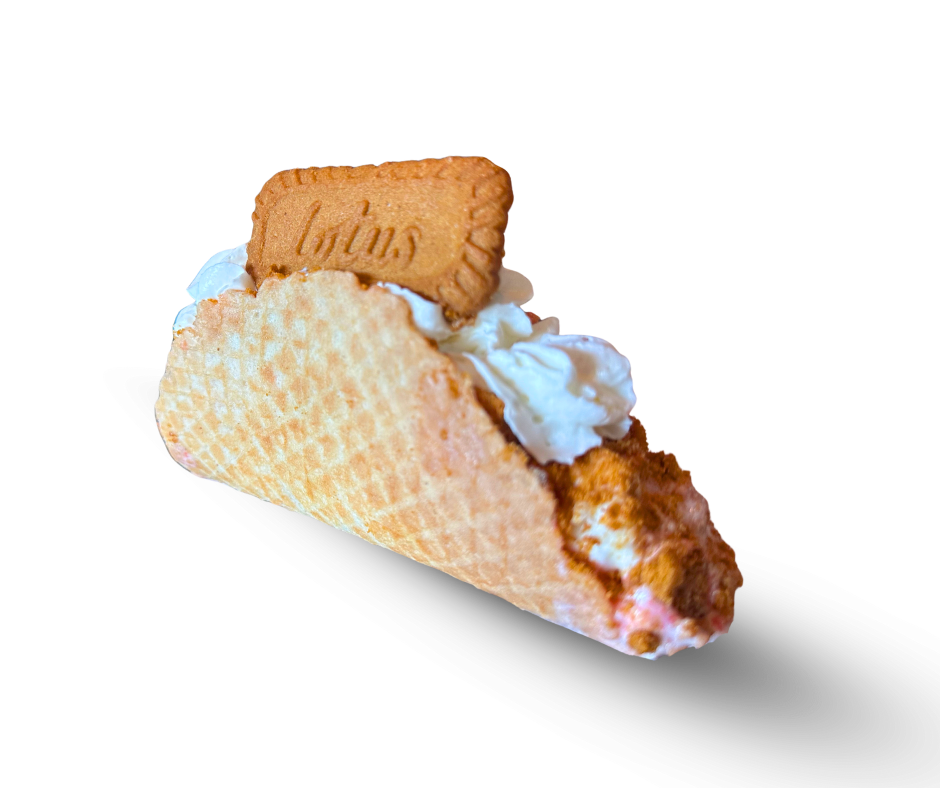 Biscoff Strawberry Cheesecake